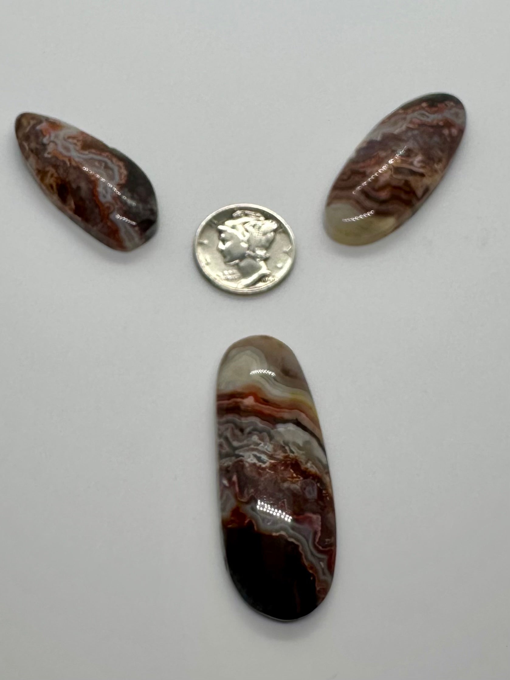 Three Brothers Crazy Lace Agate