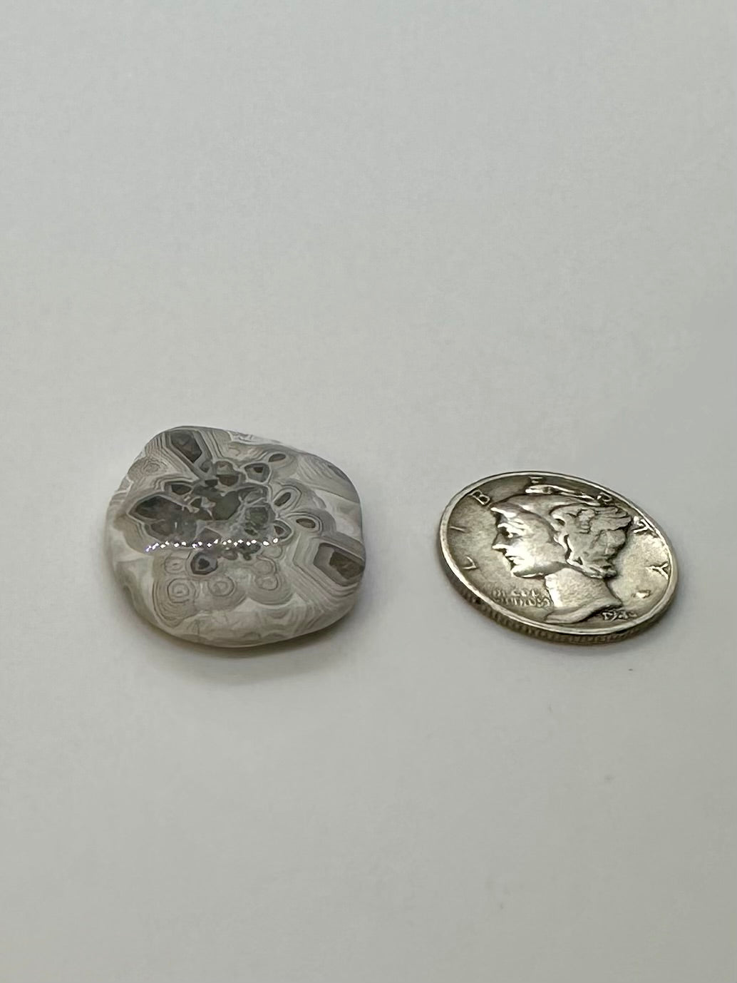 Tuxedo Lace Agate Bocchoidal Crystal